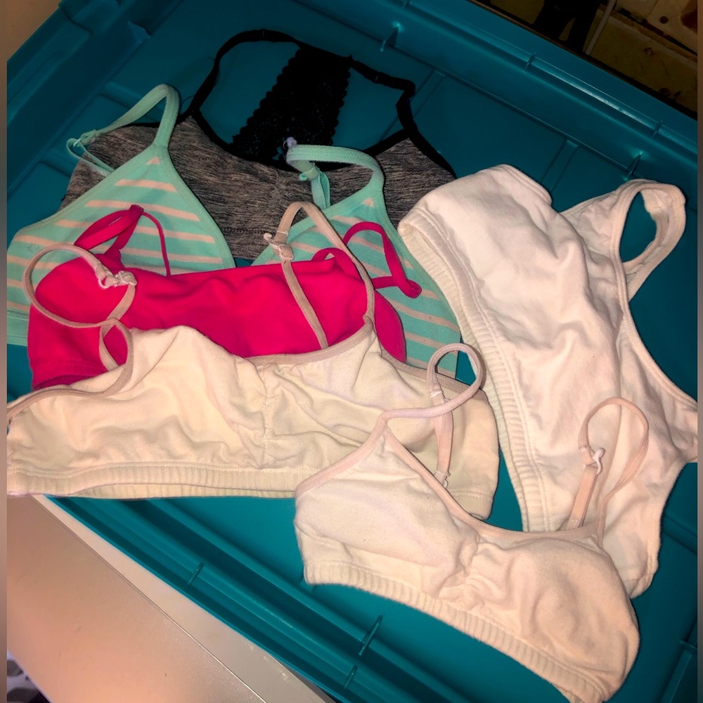Girls sports bras